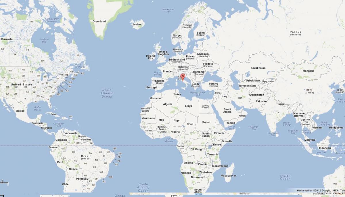Vatican mapa ng mundo