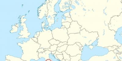 Mapa ng lungsod ng Vatican europa