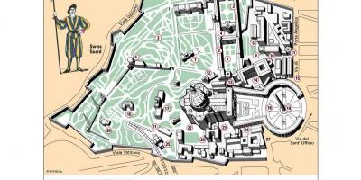 Mapa ng Vatican museum layout